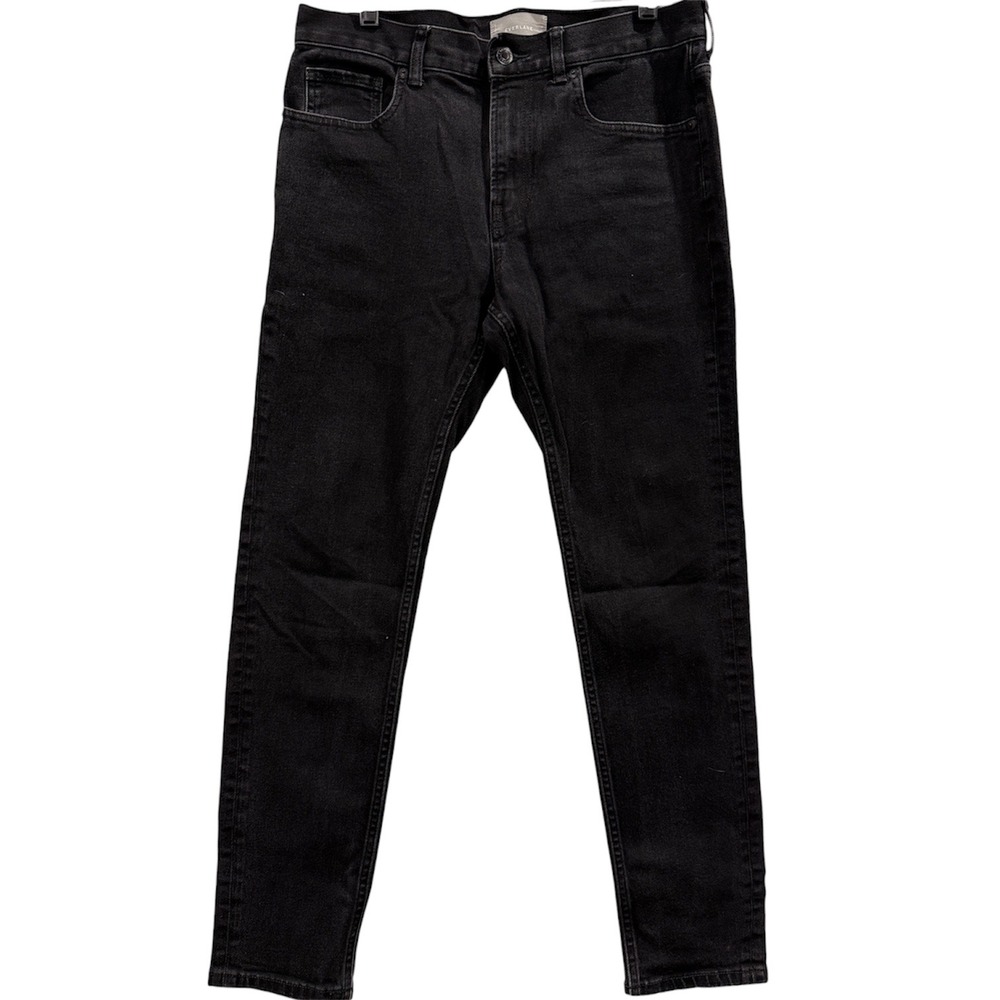 Everlane Skinny Jean Mens 32x30 Black Denim Stretch